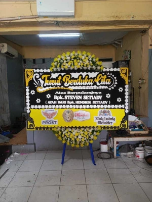 Papan Bunga di Kebonsari Kulon Kanigaran